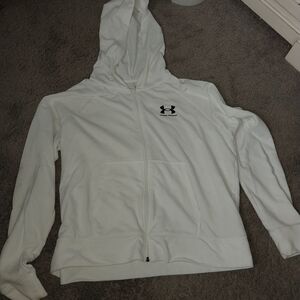 Under Armor White Mesh Fabric